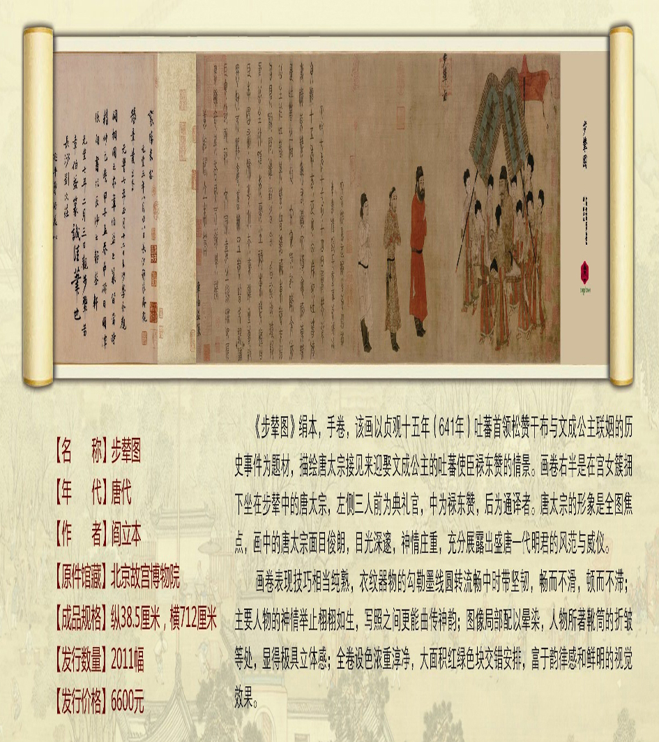 中國(guó)傳世國(guó)寶書畫精品—步輦圖